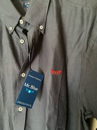 Camisa Mr. Blue XL Azul con etiqueta