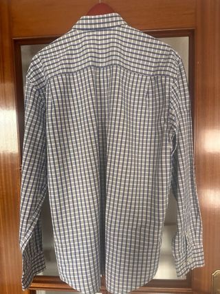 Camisa Pedro del Hierro cuadros azul y gris