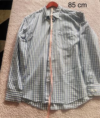 Camisa Pedro del Hierro cuadros azul y gris