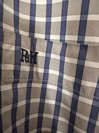 Camisa Pedro del Hierro cuadros azul y gris