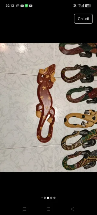 Gechi decorativi in legno