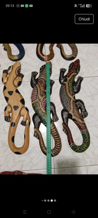 Gechi decorativi in legno