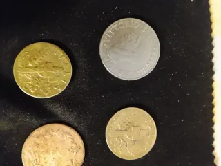 Lotto 4 monete Lire Regno d'Italia