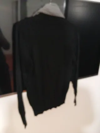 Maglione Uomo Dolcevita Nero e Grigio