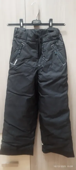 Pantalón de esquí infantil negro