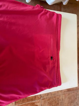 Falda pantalón pádel negra y rosa