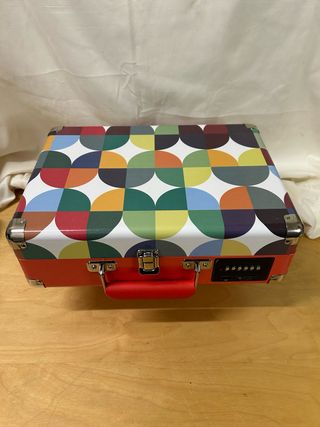 Tocadiscos Maletín Vintage Multicolor