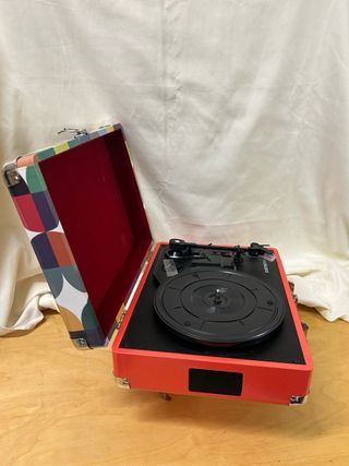 Tocadiscos Maletín Vintage Multicolor