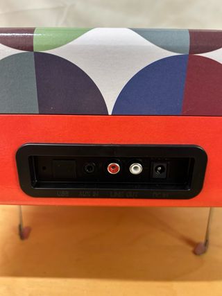 Tocadiscos Maletín Vintage Multicolor