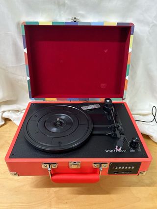 Tocadiscos Maletín Vintage Multicolor