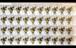 -85% Sellos Uniformes Militares x3 Medios Pliegos