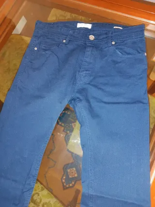 Pantalón Easy Wear Talla 40 Azul
