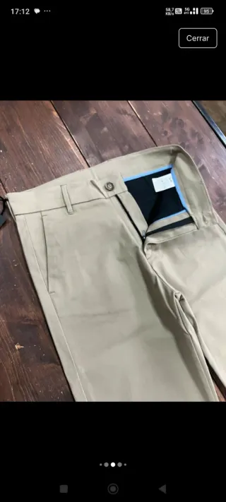 Pantalón de vestir hombre beige