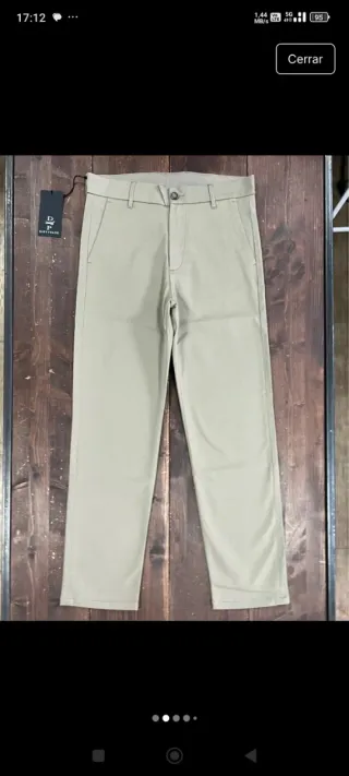 Pantalón de vestir hombre beige