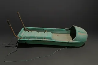 Trineo antiguo de nieve