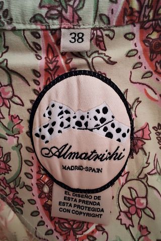 VESTIDO ALMATRICHI A ESTRENAR T.38