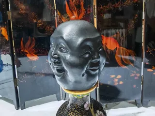 Cabeza decorativa 4 caras