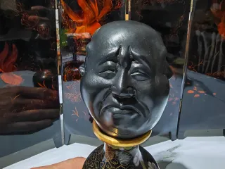 Cabeza decorativa 4 caras