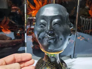 Cabeza decorativa 4 caras