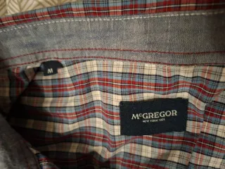 Camisa McGregor cuadros azul y rojo