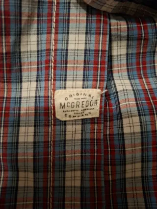 Camisa McGregor cuadros azul y rojo