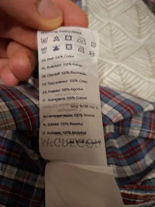 Camisa McGregor cuadros azul y rojo