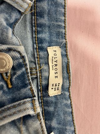 Pantalón vaquero recto azul