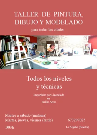 Clases de pintura y dibujo.