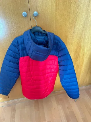 Chaqueta con capucha Columbia Azul y Roja