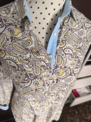 Camisa estampada paisley