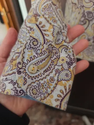 Camisa estampada paisley
