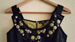 VESTIDO FIESTA PEDRO DEL HIERRO T. 36 A ESTRENAR