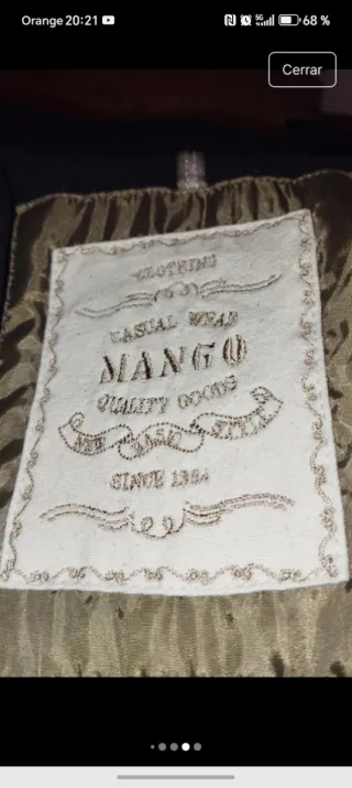 Chaleco Mango Mujer Beige