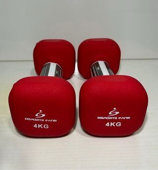 Mancuernas Rojo 4kg (Par)