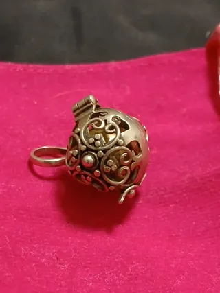 Llamador de ángeles plata