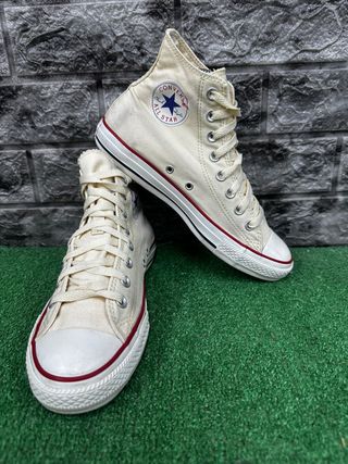 Converse All Star Tg 40 Beige/Bianco
