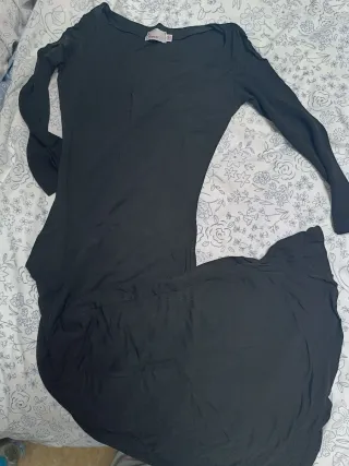 Vestido negro largo Talla S/XS