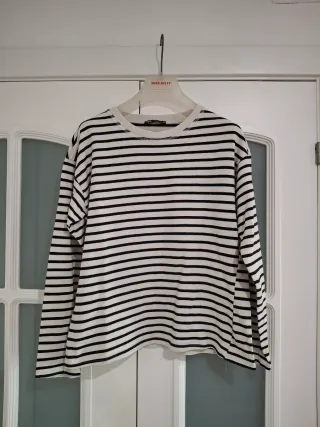 Jersey Zara Rayas Algodón Talla S