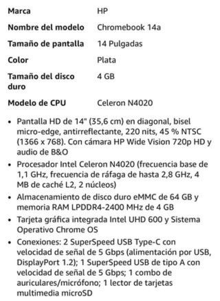 HP Chromebook 14 “