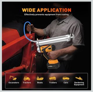 Pistola Engrasadora a Batería 10000 PSI