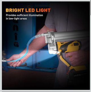 Pistola Engrasadora a Batería 10000 PSI