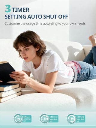 Slimpal Almohadilla Térmica Inalámbrica S1 Rosa