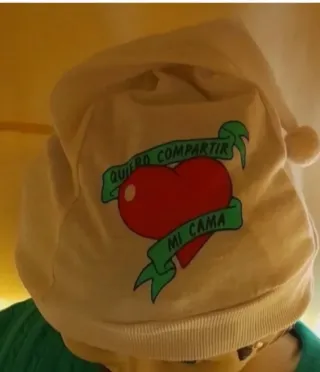 Gorro de dormir con corazón