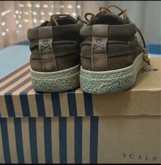 Botas Scalpers Marrones, zapatos, náuticos