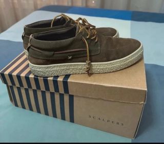 Botas Scalpers Marrones, zapatos, náuticos