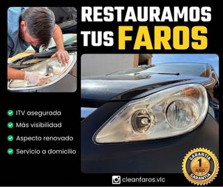 Restauración de faros de coche