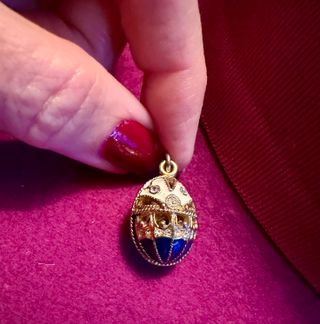 Colgante Huevo Pascua Esmaltado