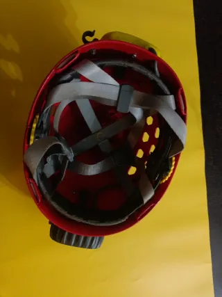 Casco Espeleología Petzl Rojo