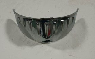 Visera Faro Moto Cromada