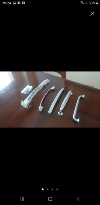 5 Tiradores Acero Inoxidable